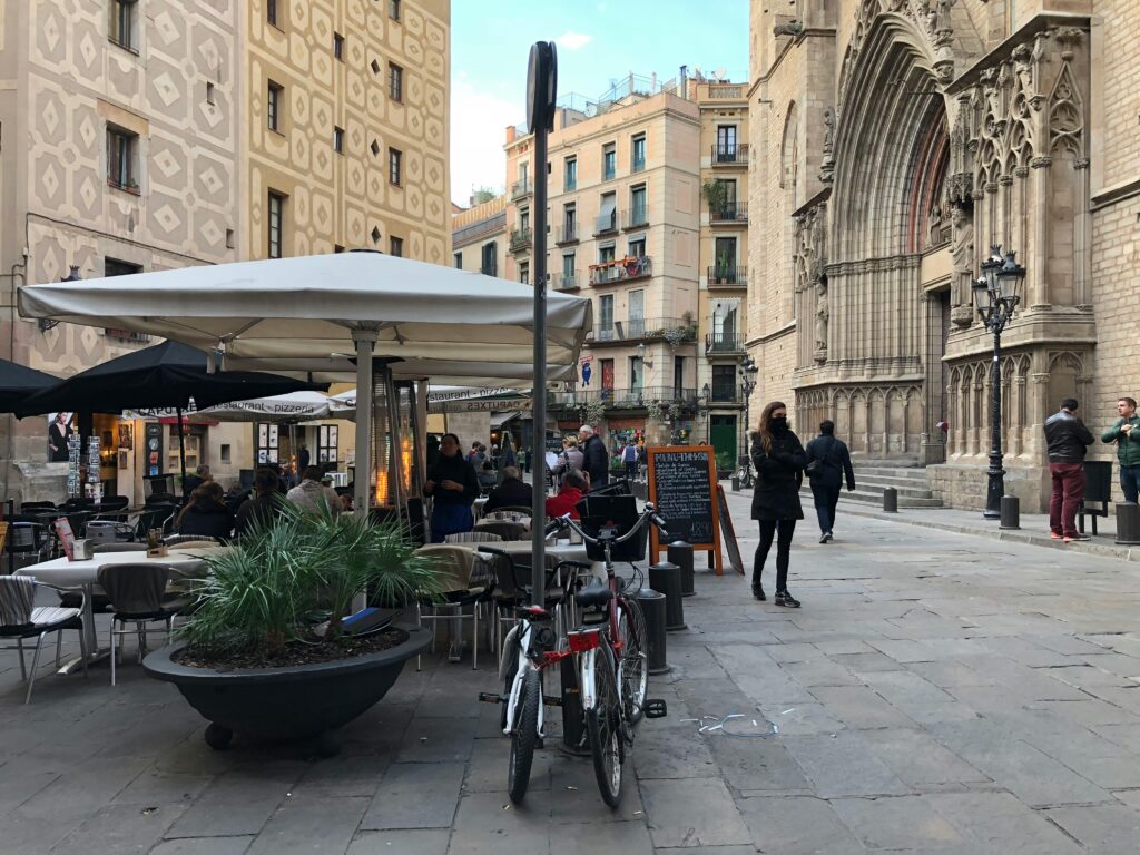 The church Santa María del Mar in one of the best neighborhoods to live in Barcelona: El Born