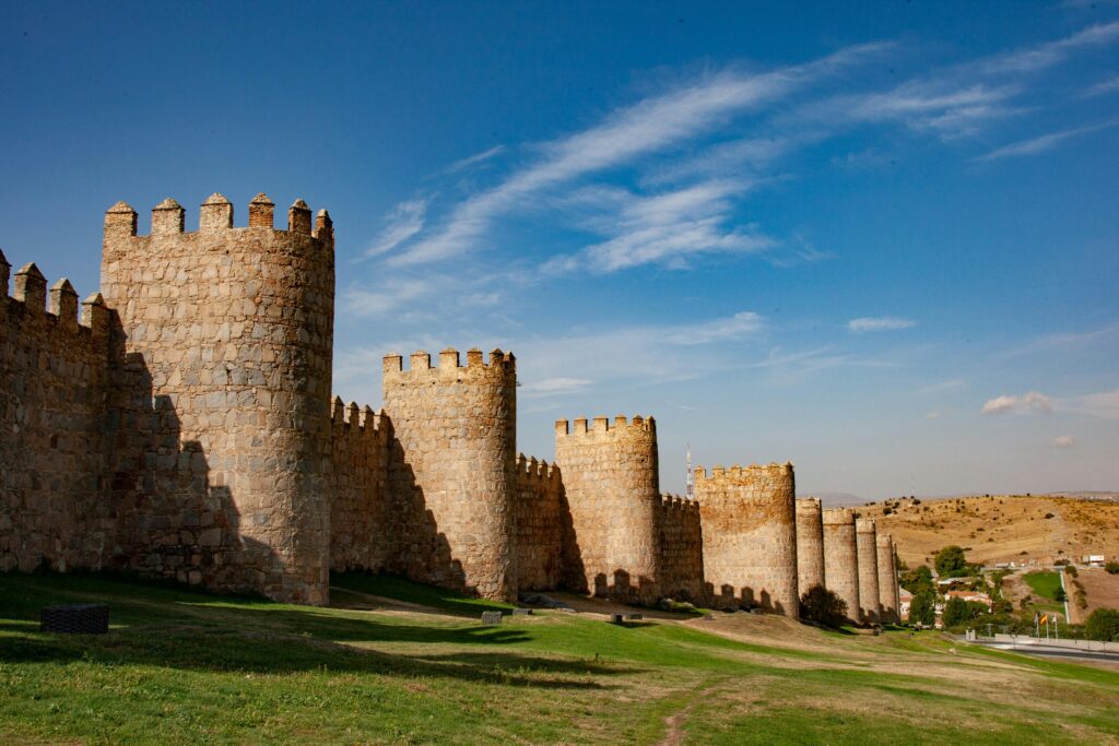 The imposing medieval walls of Ávila, a UNESCO World Heritage site